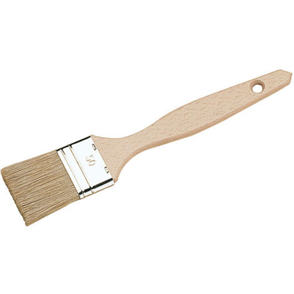PINCEAU PLAT MANCHON BOIS 25