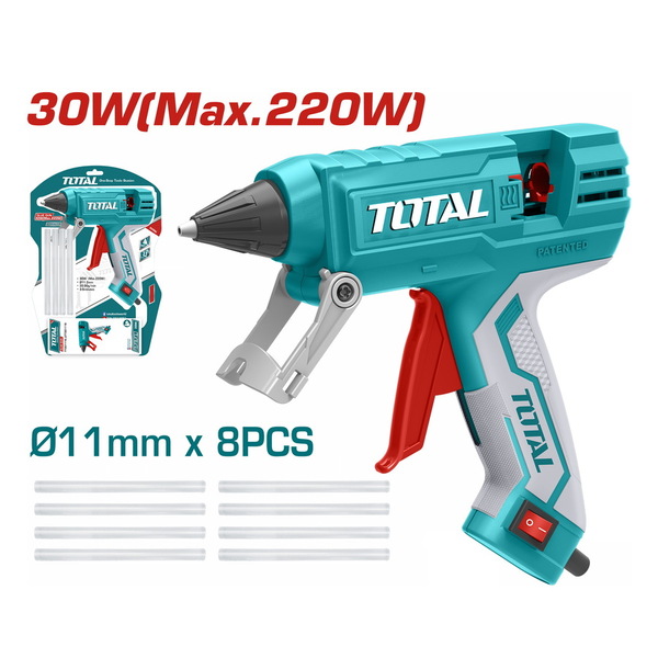 PISTOLET A COLLE + 8 COLLES - 220 W D11.2 MM