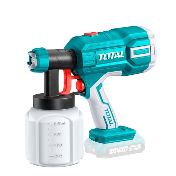 PISTOLET A PEINDRE SUR BATTERIE - 20 V - 800 ML (BATTERIE ET CHARGEUR NON INCLUS)