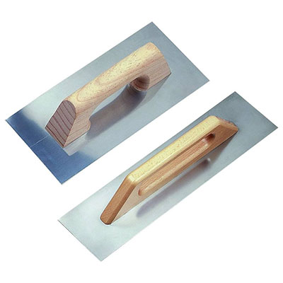 PLATOIR INOX - MANCHE BOIS - 500X130MM