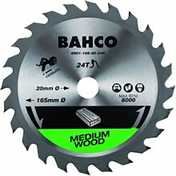 DISQUE A BOIS CIRCULAIRE D184 MM - D20 MM - 24 DENTS