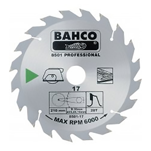 DISQUE A BOIS CIRCULAIRE D190 MM - D30 MM - 20 DENTS