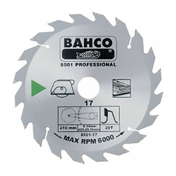 DISQUE A BOIS CIRCULAIRE D210 MM - D30 MM - 20 DENTS