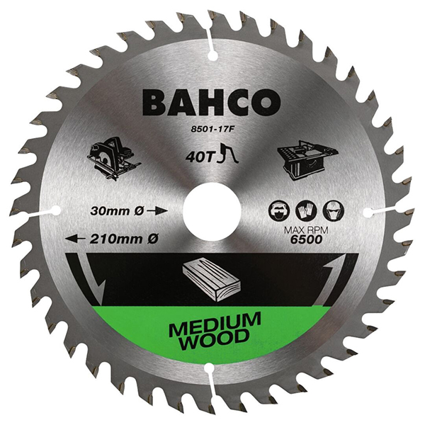 DISQUE A BOIS CIRCULAIRE D260 MM - D30 MM - 40 DENTS