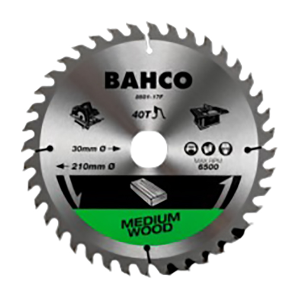 DISQUE A BOIS CIRCULAIRE D305 MM - D30 MM - 40 DENTS