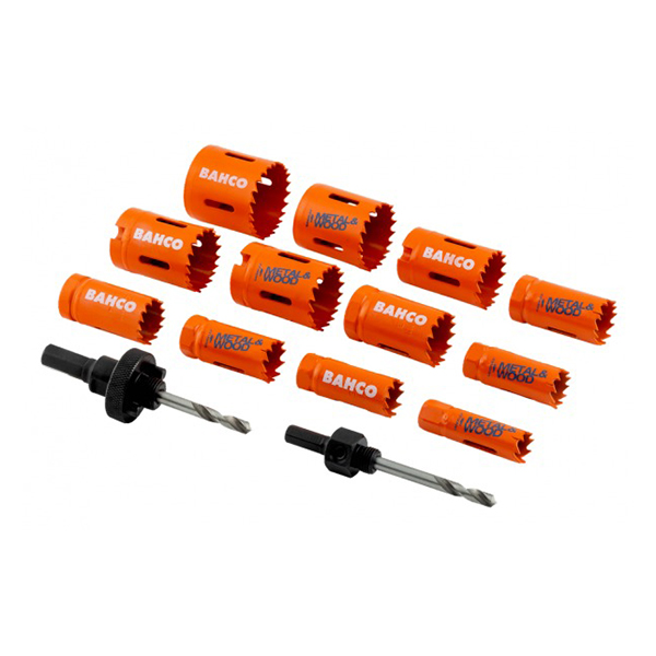 COFFRET SCIE A TREPAN BIMETAL 14 PCS - D16 A 44 MM