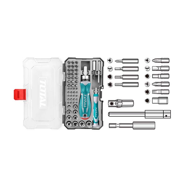 TOURNEVIS A CLIQUET INTERCHANGEABLES 55PCS