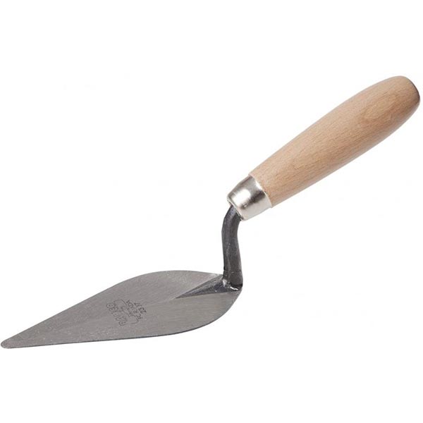 TRUELLE OVALE - MANCHE BOIS - 135X60MM