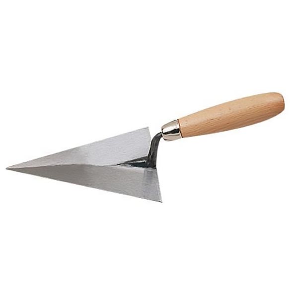 TRUELLE TRIANGULAIRE - MANCHE BOIS - 120X70MM