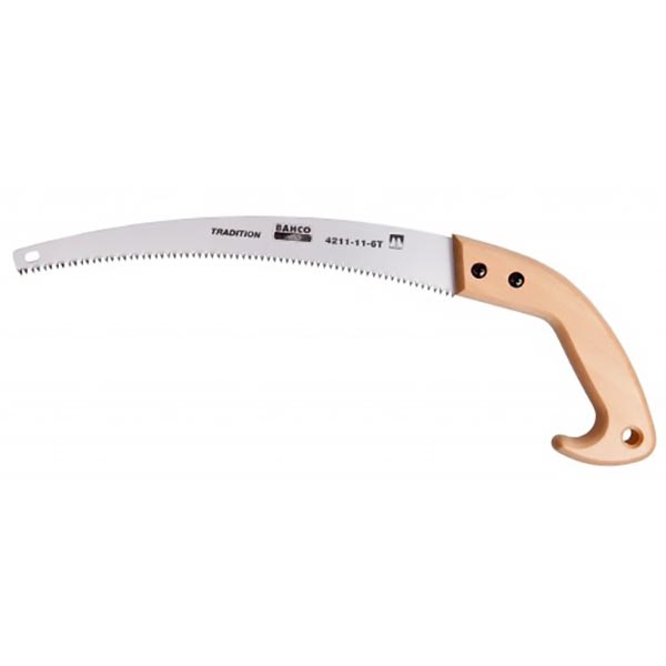 SCIES ARBORICOLES ADENTURE TREMPEE AVEC POIGNEE EN BOIS 360MM