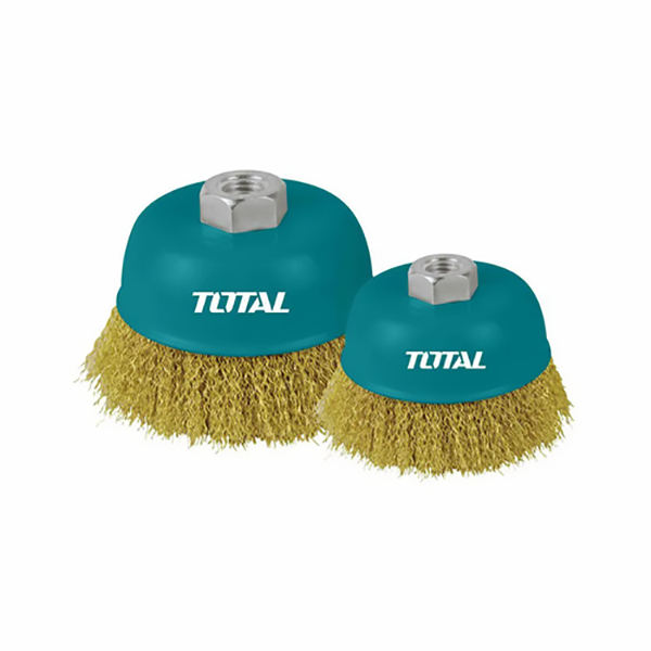 BROSSE EN LAITON POUR MEULEUSE - 100 MM