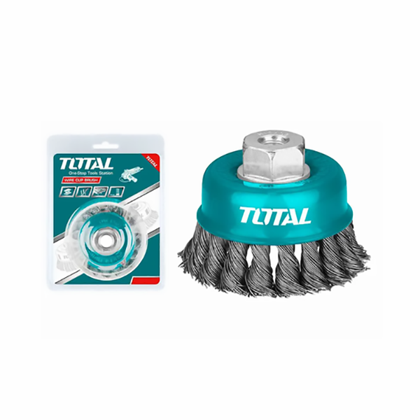 BROSSE TORSADEE POUR MEULEUSE - 75 MM