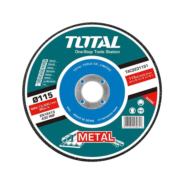 DISQUE EBARBEUSE 115*6,0*22,2MM METAL