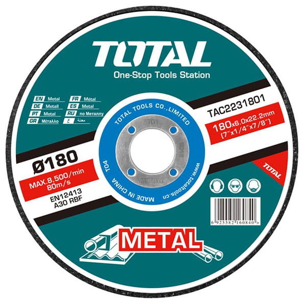 DISQUE EBARBEUSE 180X6.0X22,2MM