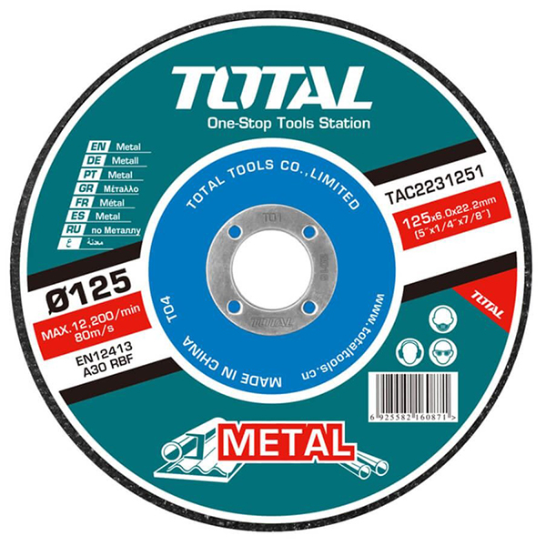 DISQUE ABRASIVE POUR PIERRE D.125X6MM