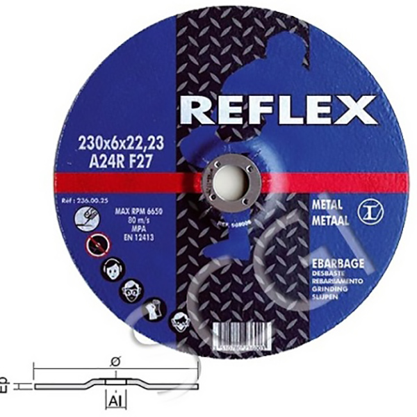 DISQUE A TRONCONNER METAL REFLEX - D230 MM