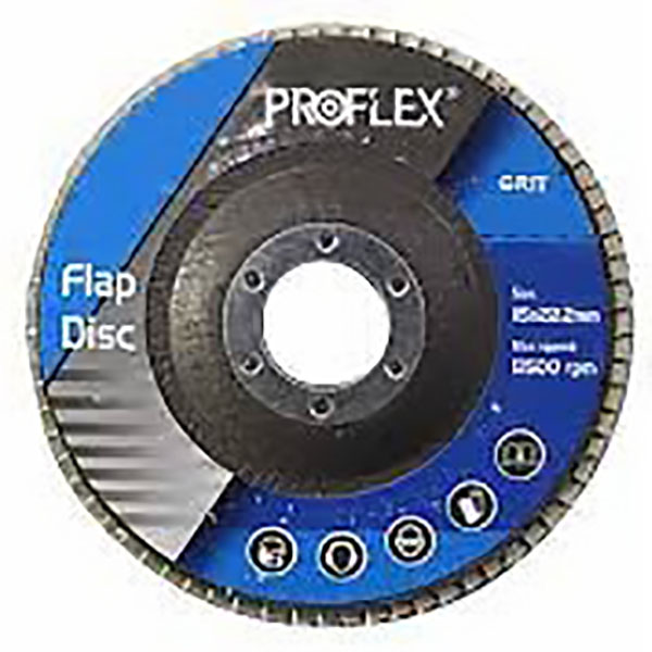 DISQUE A LAMELLES ABRASIVES G120 - D.125