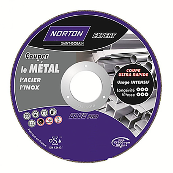 DISQUE A TRONCONNER D125X3MM NORTON