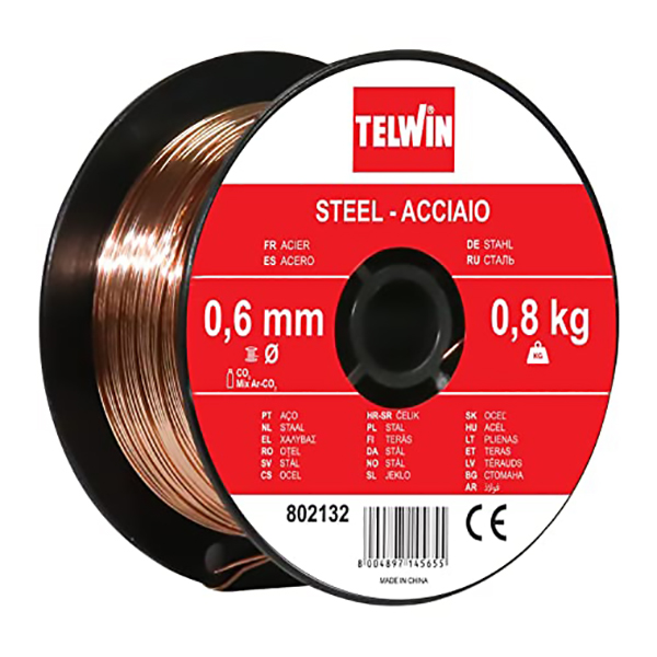 BOBINE FIL ACIER 0,6 MM 0,8 K