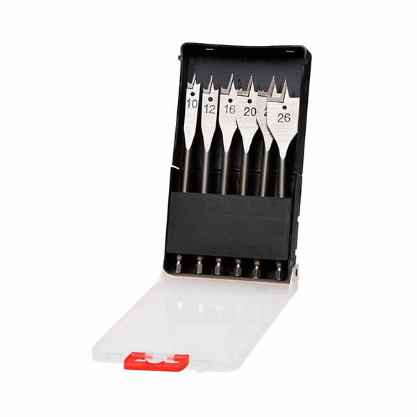 COFFRET MECHE A BOIS 6PCS C006V1186 10/12/16/20/22/26MM