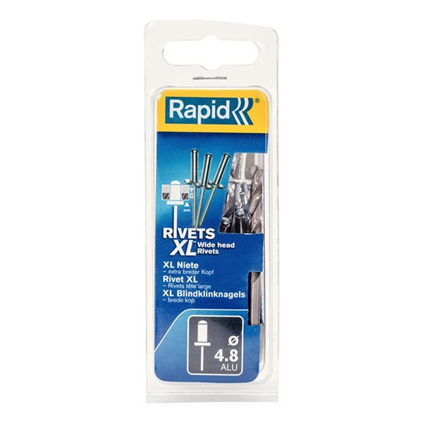 RIVET ALUMINIUM XL 4.8X12MM - BTE 40PCS