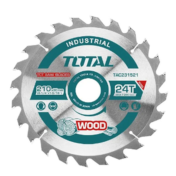 DISQUE A BOIS CIRCULAIRE D210MM(8-1/4-), 24DENTS/30MM