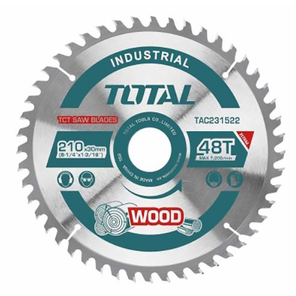DISQUE A BOIS CIRCULAIRE D210MM(8-1/4-), 48DENT/30MM