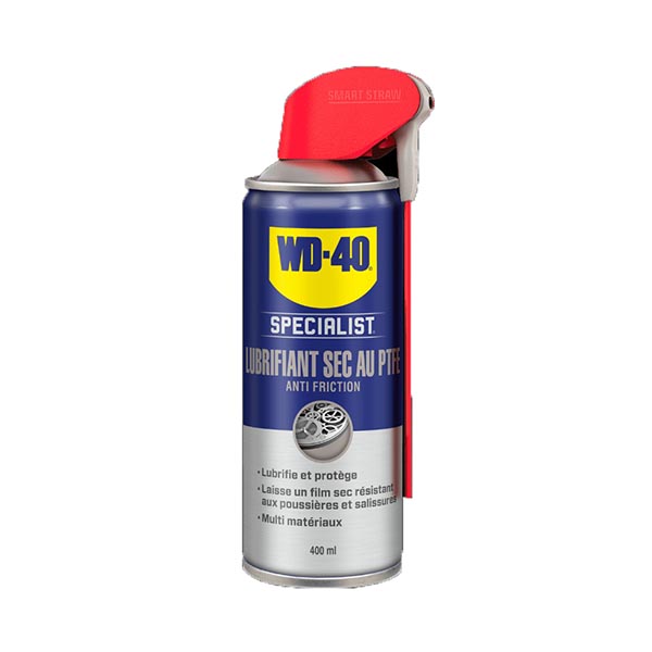 WD40 LUBRIFIANT SEC AU PTFE ANTIFRICTION 400 ML