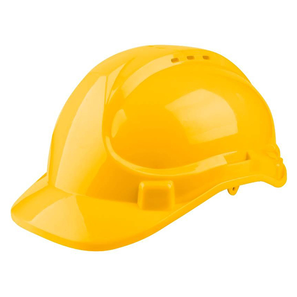 CASQUE DE CHANTIER JAUNE