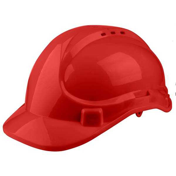 CASQUE DE CHANTIER ROUGE
