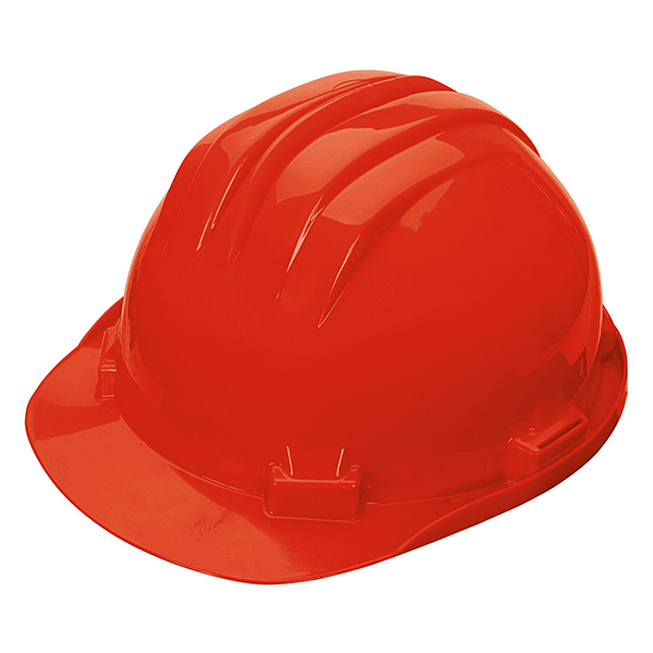 CASQUE DE CHANTIER ROUGE CHINE