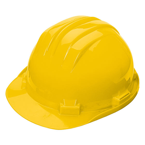CASQUE DE CHANTIER JAUNE CHINE