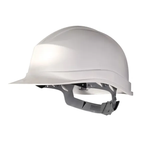 CASQUE DE CHANTIER ZIRCON BLANC A SERRAGE GLISSIERE