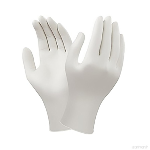 GANT LATEX POUDRE BLANC CASSE M - BOITE DE 100PCS (50PAIRES)