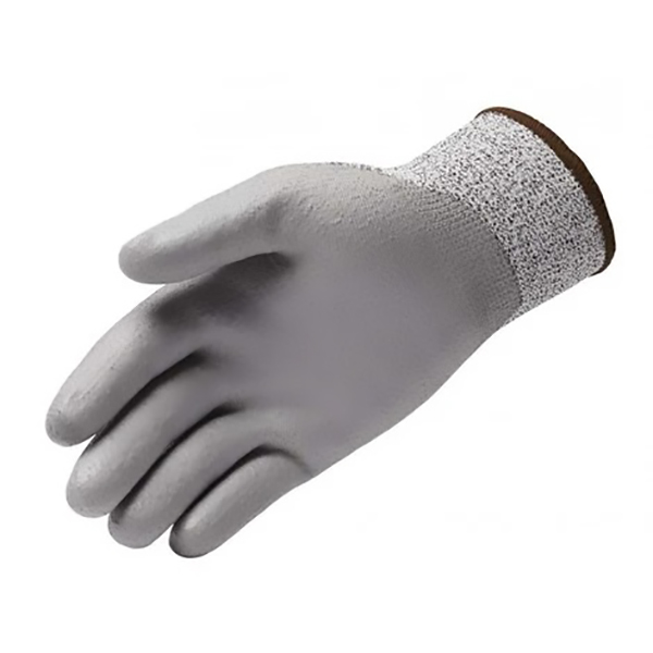 GANT DE SECURITE LEGERE EN POLYESTER AVEC PAUME ENDUIT PU - T7