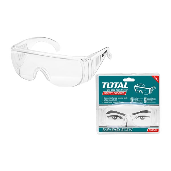 LUNETTES DE PROTECTION INCOLORE A MONTURES TRANSPARENTES
