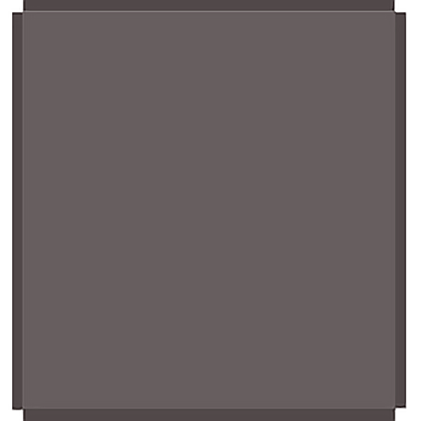 DALLE DE FAUX PLAFOND EN ALUMINIUM 5MM 595X8MM WHITE P123  0.6MM