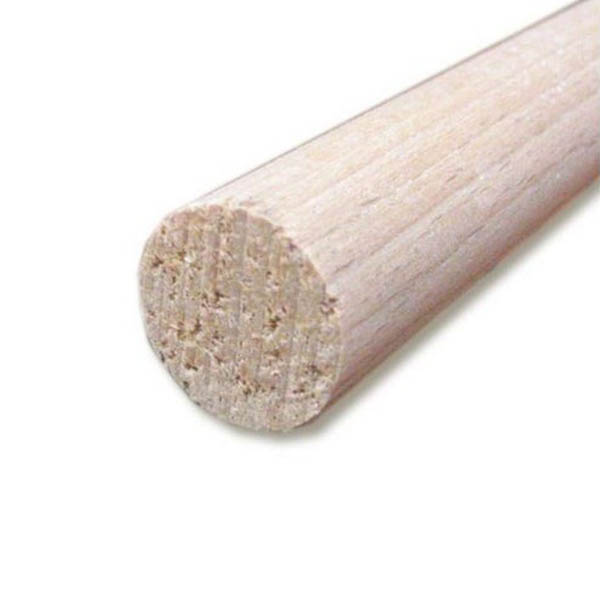MOULURES BATON ROND EXOTIQUE BLANC 2400 EPAISSEUR 14MM