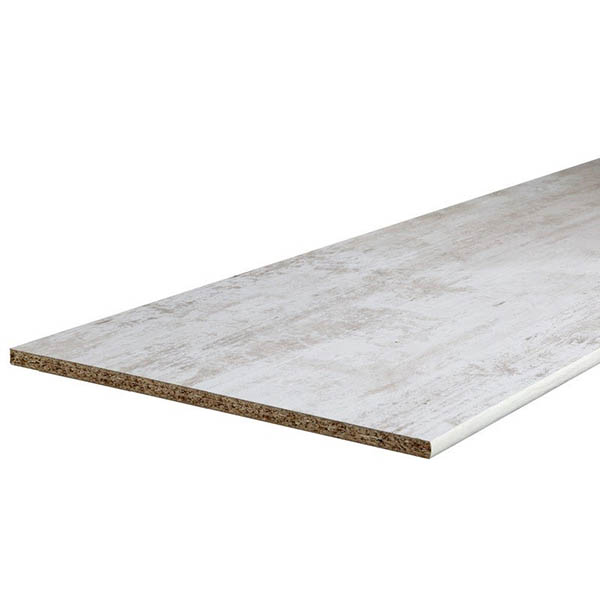 TABLETTES MELAMINE CHENE BLANCHI MATE 2500X400X18