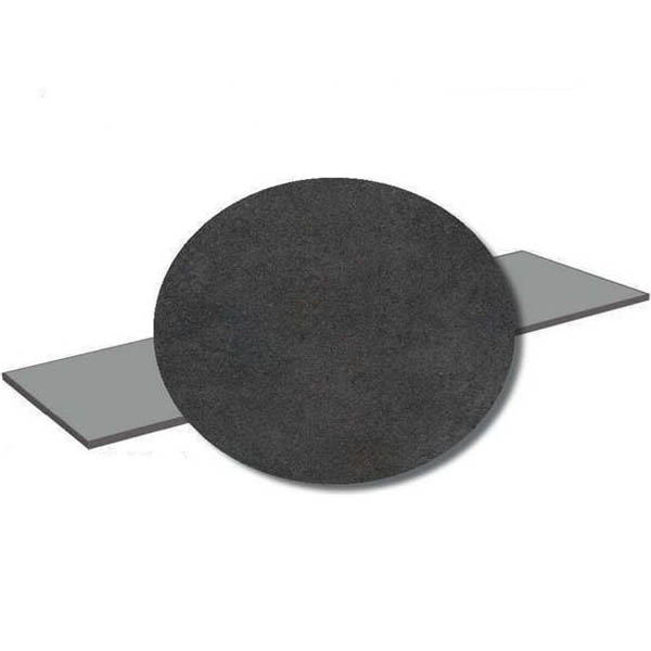 TABLETTES DESIGN BETON BROSSE MATE 2500X500X18