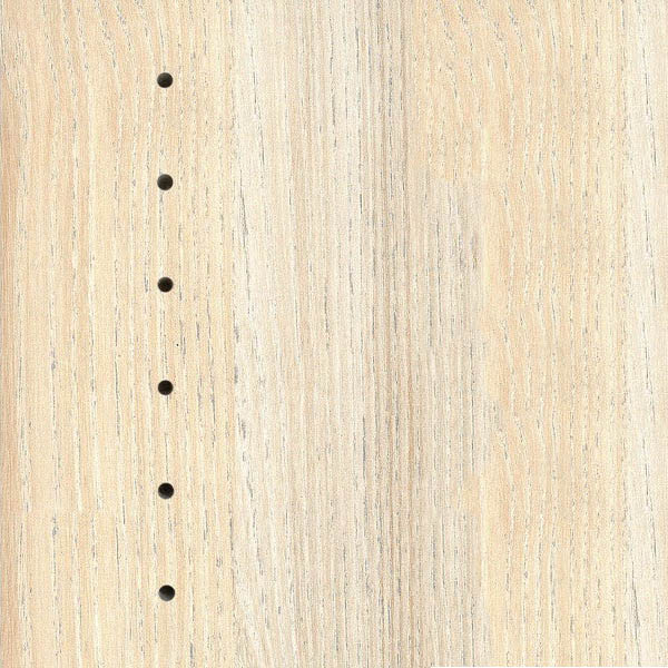 TABLETTES MELAMINE PREPERCEES 2 CHANTS ACACIA CREME MATE 2500X500X18