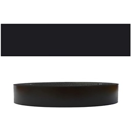 [50617] BANDE DE CHAMP MELAMINE PREENCOLLE 25MX23MM NOIR CLASSIQUE