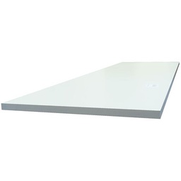 [50678] TABLETTES MELAMINE BLANC 2 CHANTS 2500X400X18