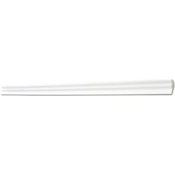 [50793] MOULURE H 15 BLANC 2M