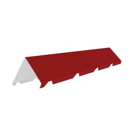[52014] FAITIERE BAC EP. 0,50 ROUGE BRUN RAL 3011/ BLANC RAL 9010 AZ 1M96 LARG. 500 SOFT - 3,92 KG/PIECE