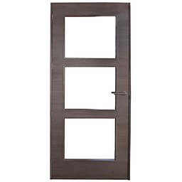[50815] PORTE MELAMINE GRIS SMOKE 2030*825*35 DROITE