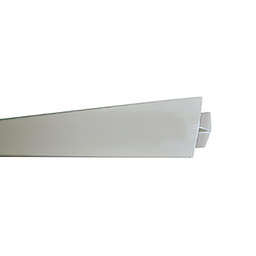 [50843] PROFIL H BLANC POUR VOLIGE PVC 4M