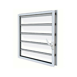 [50872] JALOUSIES ALUMINIUM BLANC EN VERRE IMPRIME, MOUSTIQUAIRE OFFERTE 400 X 600