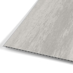 [51326] LAME LAMBRIS PVC HAMPTON WOOD 2M60X37,5CM SMOKEY GRIS (X4)