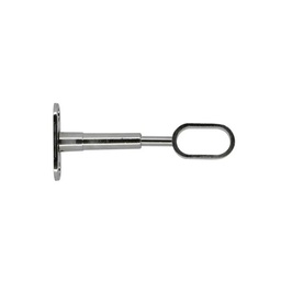 [50904] TRINGLE OVALE CHROME L555MM+ SUPPORTS POUR DRESSING